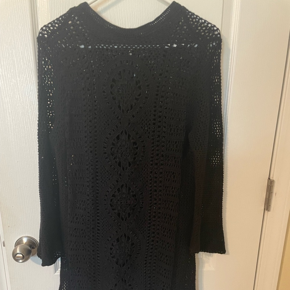 Free People Crochet Beach Coverup